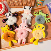 Fairy Hair Delight: Plush Ties and Sparkling Stars